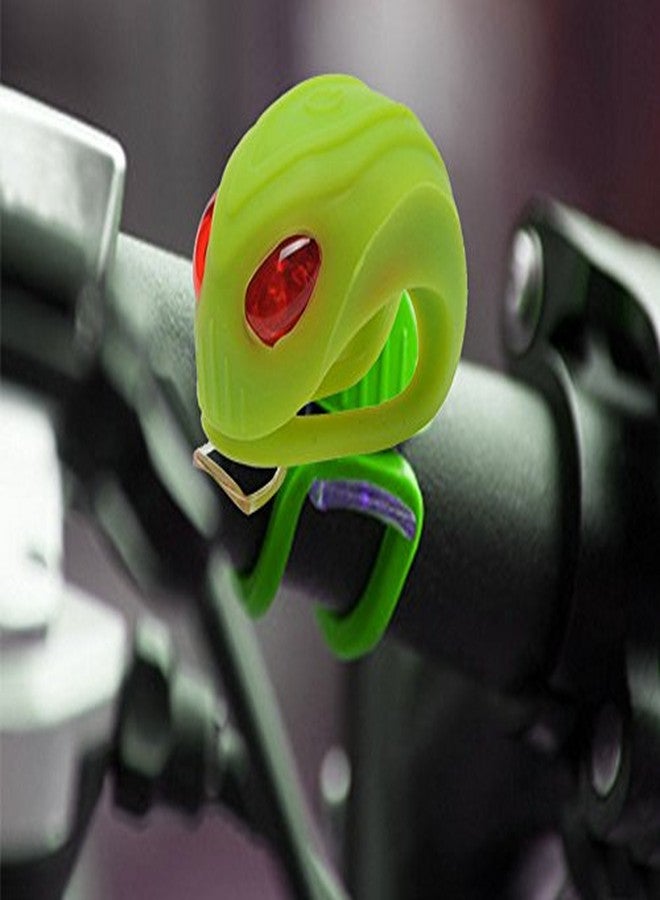 فوتابا مصباح دراجة LED بتصميم رأس فضائي من فوتابا - أخضر - عبوة من قطعتين - Image 5
