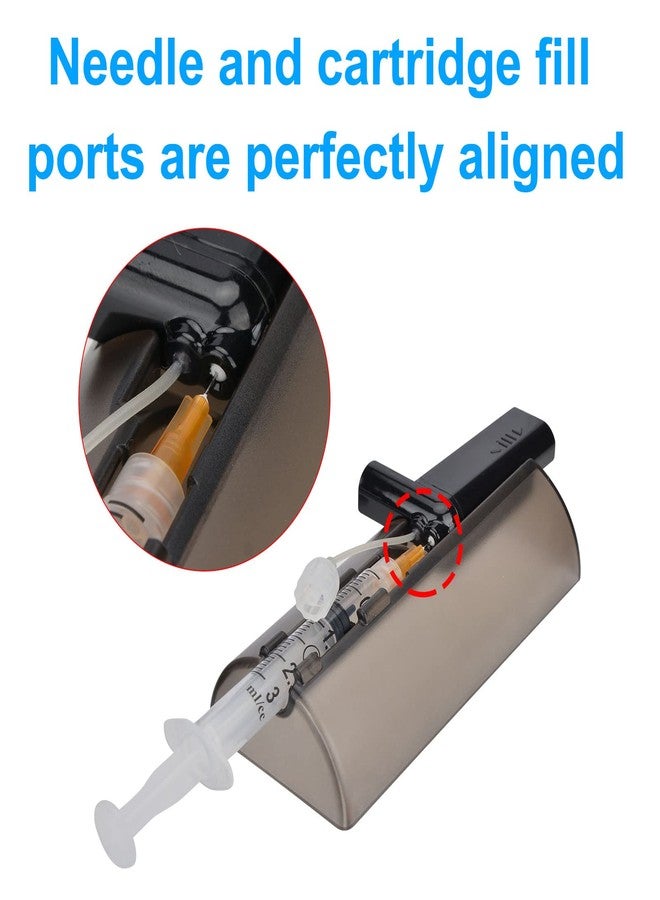 APDTEK ملحقات أداة تعبئة خرطوشة مضخة APDTEK Tandem tslim X2، ملحقات أداة تعبئة الأنسولين tslim X2 بدقة عالية، لوازم لمرضى السكري الذين يعانون من ارتعاش اليدين وضعف البصر، أسود - Image 2