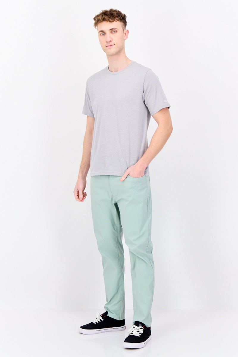 Desert Dunes Men Regular Fit Solid Chino Pants, Sage Green - Image 2