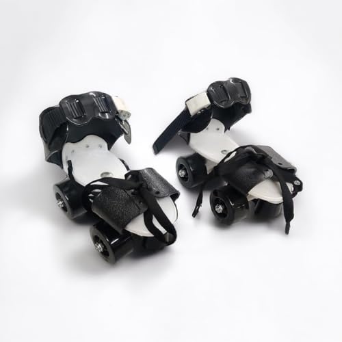 Sky Tech® Latest Designed Unisex Roller Skates for Kids Age Group 5-15 Years Adjustable 4 Wheels Inline Skating Shoes - Minimum Size 17 cm and Maximum Size 23 cm (Black) - Image 5