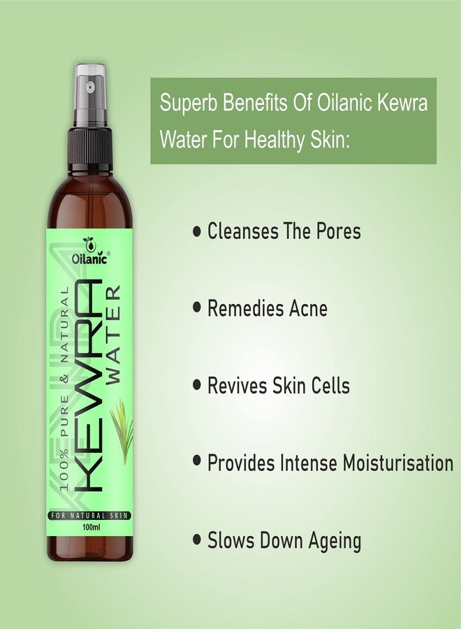 Oilanic Premium Kewra Water For Men & Women (100 ml) - Image 4