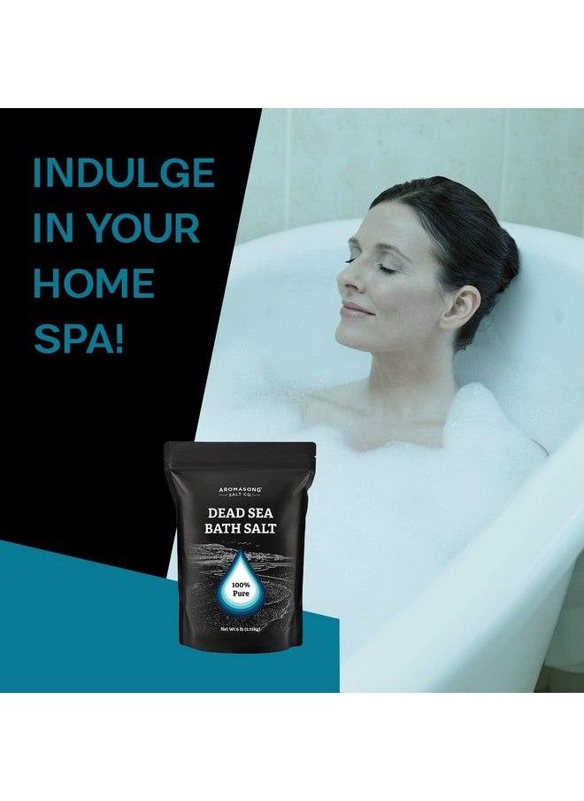 Aromasong Dead Sea Salt Bath Soak 6 Lbs Bulk Pack 100% Natural Dead Sea Salts for Soaking Relaxation and Detoxification of Skin Dead Sea Salts for Bath to Rejuvenate and Refresh  - Image 5