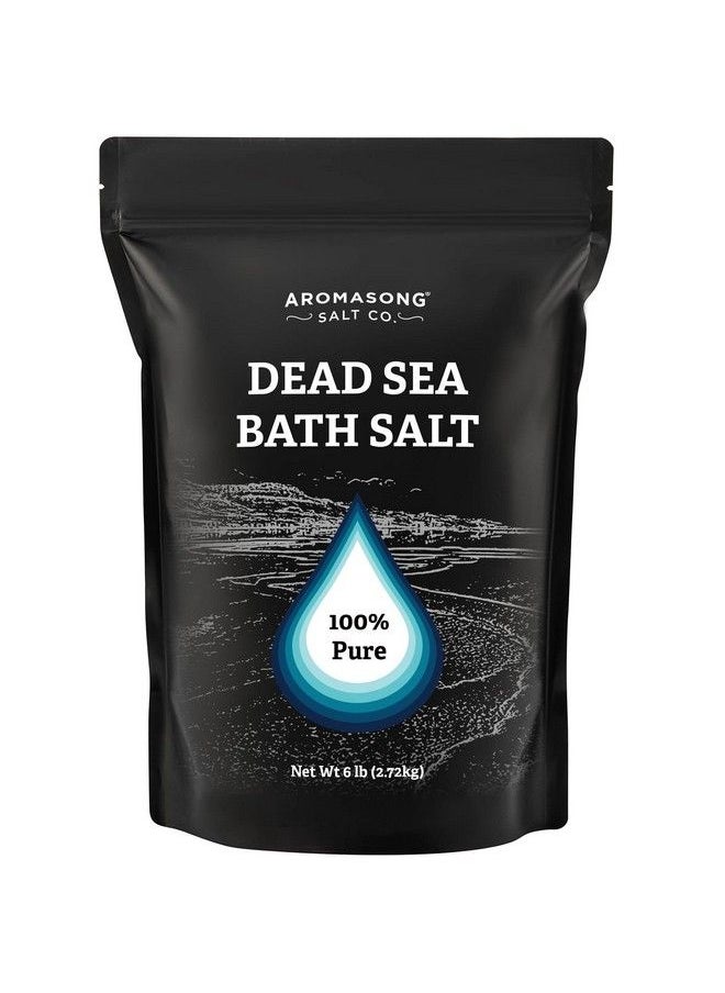 Aromasong Dead Sea Salt Bath Soak 6 Lbs Bulk Pack 100% Natural Dead Sea Salts for Soaking Relaxation and Detoxification of Skin Dead Sea Salts for Bath to Rejuvenate and Refresh  - Image 2