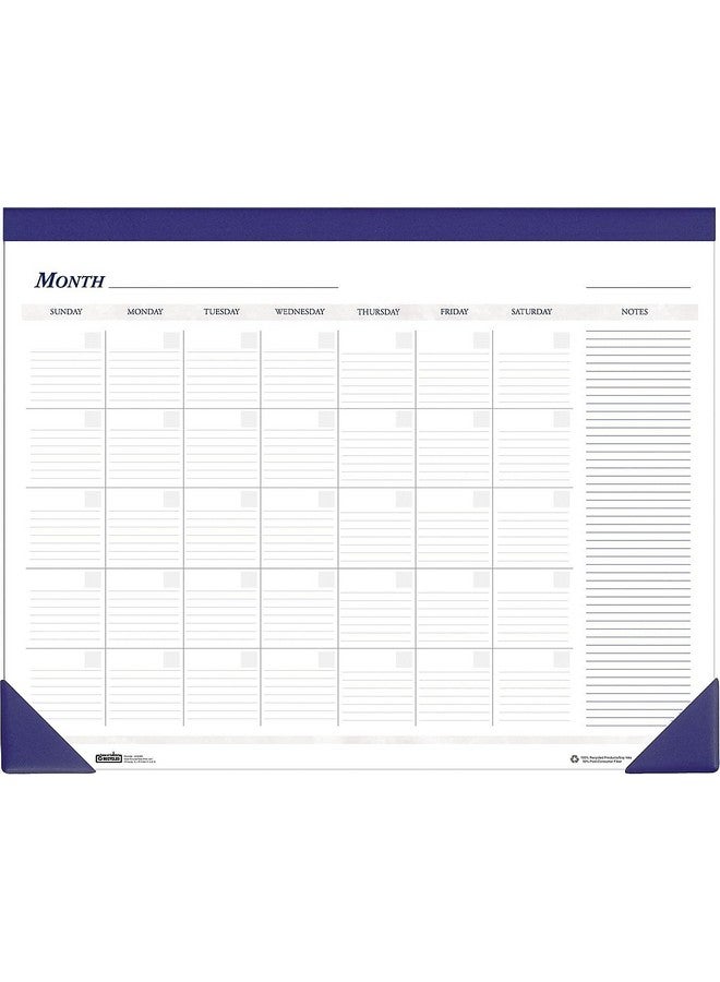 House of Doolittle Non-Dated Desk Pad Calendar, Blue, 22 x 17 Inch (HOD464) - Image 3