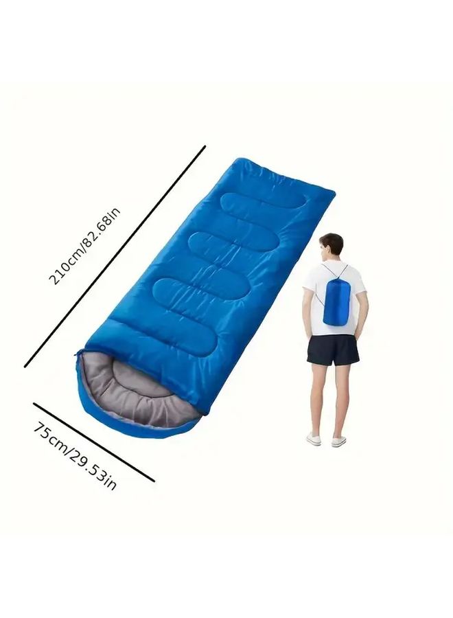 Green 700G Warm Comfortable Sleeping Bag For Home And Outdoor Use - Image 5