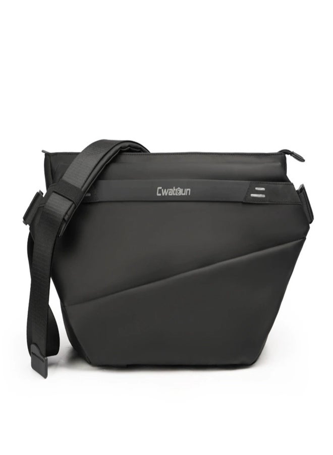 كواتكون حقيبة تصوير كاجوال CWATCUN D92، حقيبة كاميرا بدون مرآة وDSLR، حقيبة كتف واحدة، حقيبة كروس بودي، سعة كبيرة، حزام ثلاثي القوائم قابل للتعديل في الأسفل، مقاومة للماء والخدش ومتينة مع فواصل قابلة للإزالة والطي، مقاس D92 M - Image 1