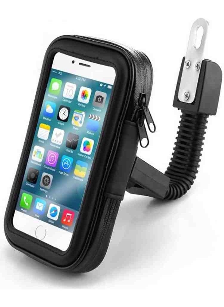 Zoli Motorcycle Touch Waterproof Zippered Phone Holder, Compatible with 5-6.7 Inch Phones  - Image 2