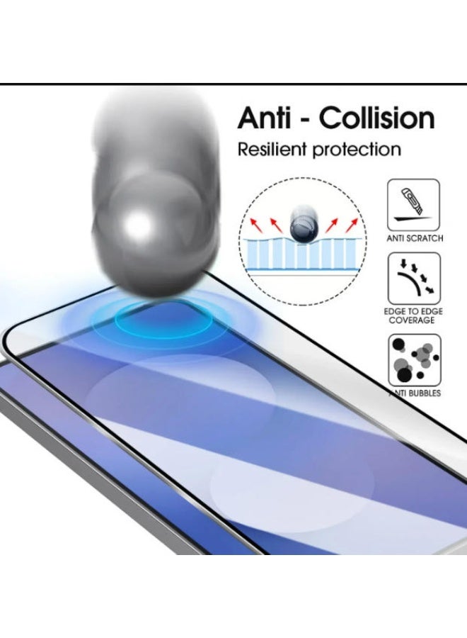 YJS 1 Pack Glass Screen Protector for Samsung Galaxy S25 FE [6.7 inch] 9H Tempered Glass, Fingerprint Unlock, HD Clear Case Friendly Anti-Scratch - Image 5