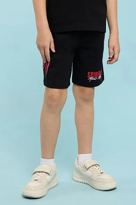 أر أند بي Embroidered Shorts with Drawstring Waist