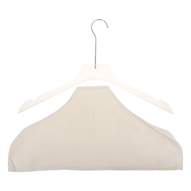 1 Set Non- Hanger And Cover For Clothes Shop Fabric Protector Suit Hanger Cover Hanger Fabric Cover Clothes Shop Hanger Fabric - Image 5