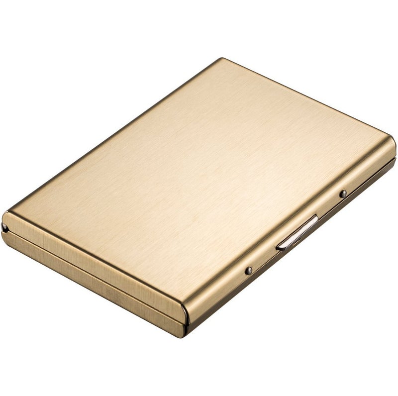 Stealodeal Gold RFID Blocking Metal Debit/Credit (Unisex) Card Holder - Image 2