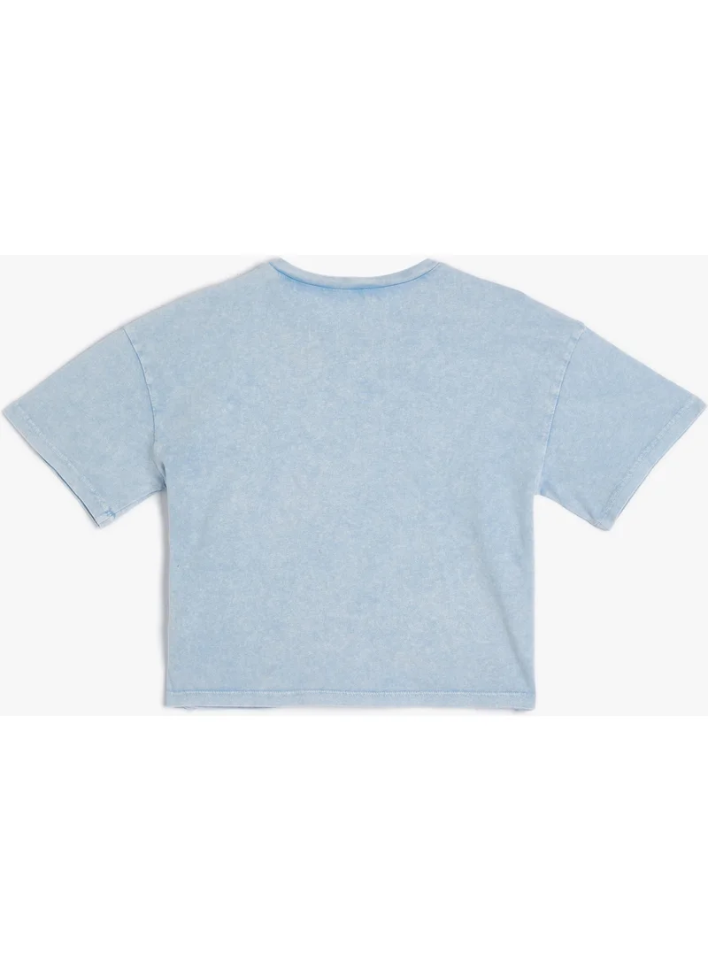 KOTON Basic T-Shirt Short Sleeve Crew Neck