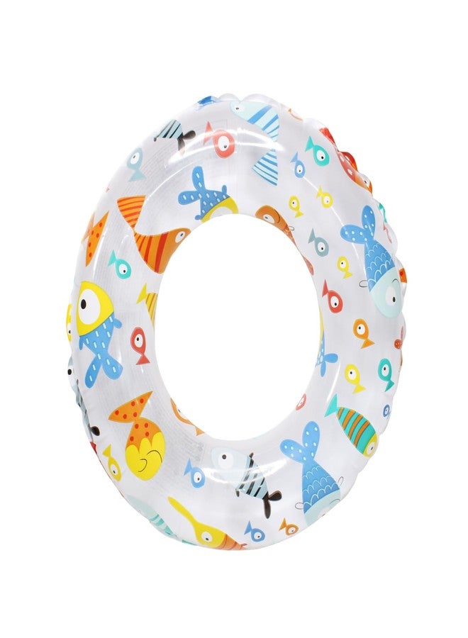 Confidence Cartoon Printed Round Water Pool Ring Tube for Kids Safety Swimming Ring for Boys and Girls - Image 1