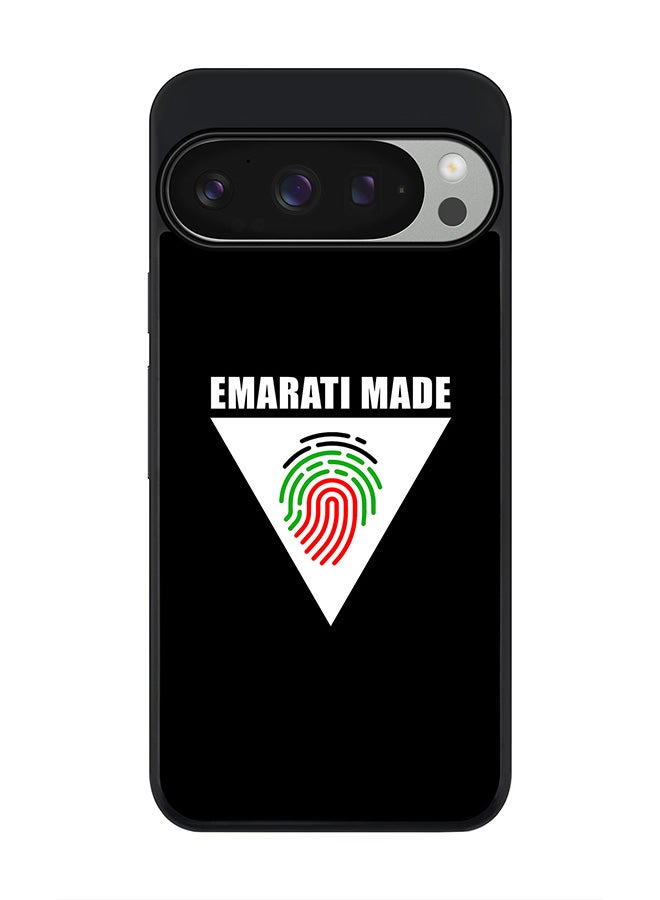 Stylizedd For Google Pixel 9 Pro Case,Slim fit Camera Protection, Shockproof Thin Phone cover - Emarati Made Triangle - Image 1