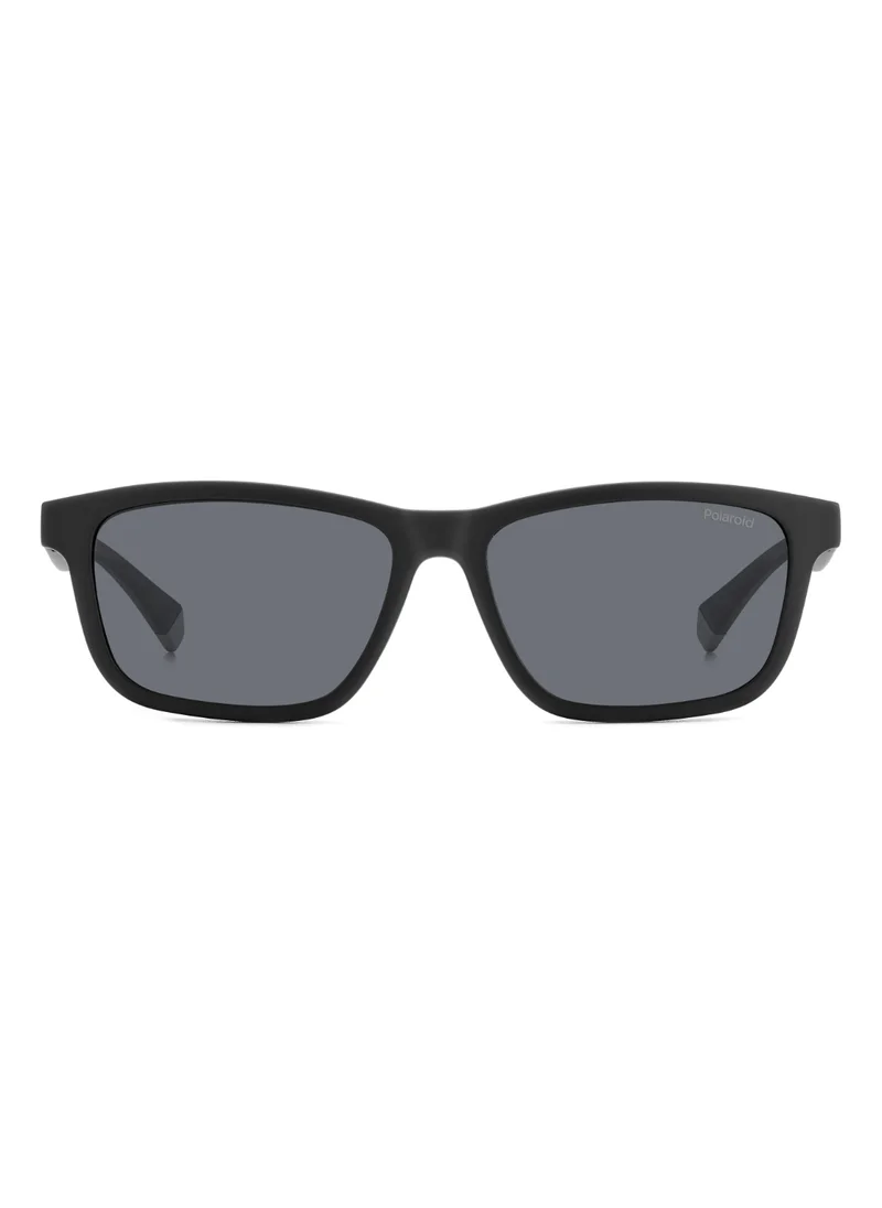بولارويد Unisex UV Protection Sunglasses Pld 2147/Cs Black 37.4 - Lens Size: 55 Mm