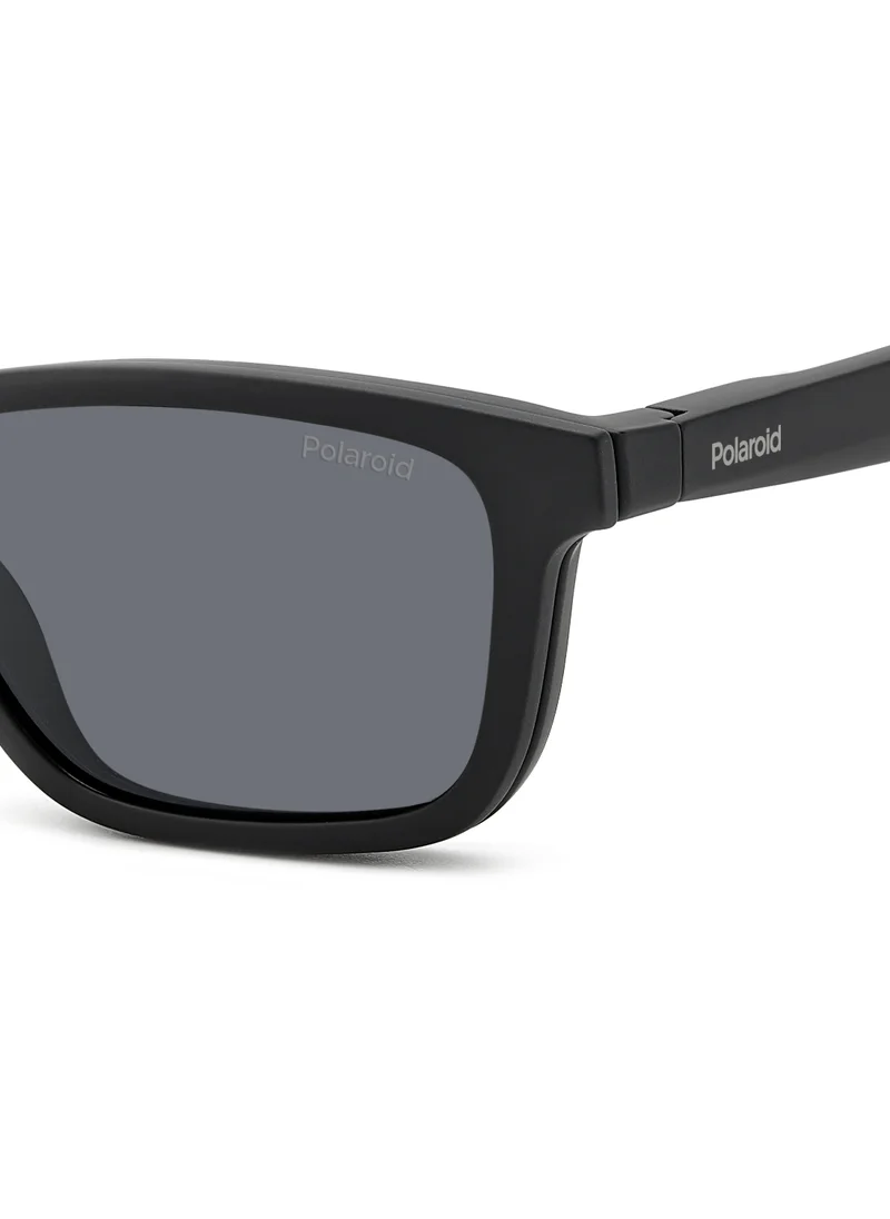 بولارويد Unisex UV Protection Sunglasses Pld 2147/Cs Black 37.4 - Lens Size: 55 Mm