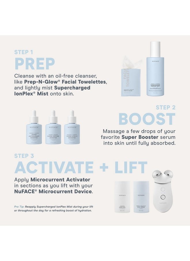 Nuface - Silk Creme Activator - Brightening & Firming Conductive Serum For Microcurrent - Powered By Ionplex, 8-Phyto Actives & Hyaluronic Acid To Enhance Microcurrent Facial Device Results (3.3 Oz) - Image 1