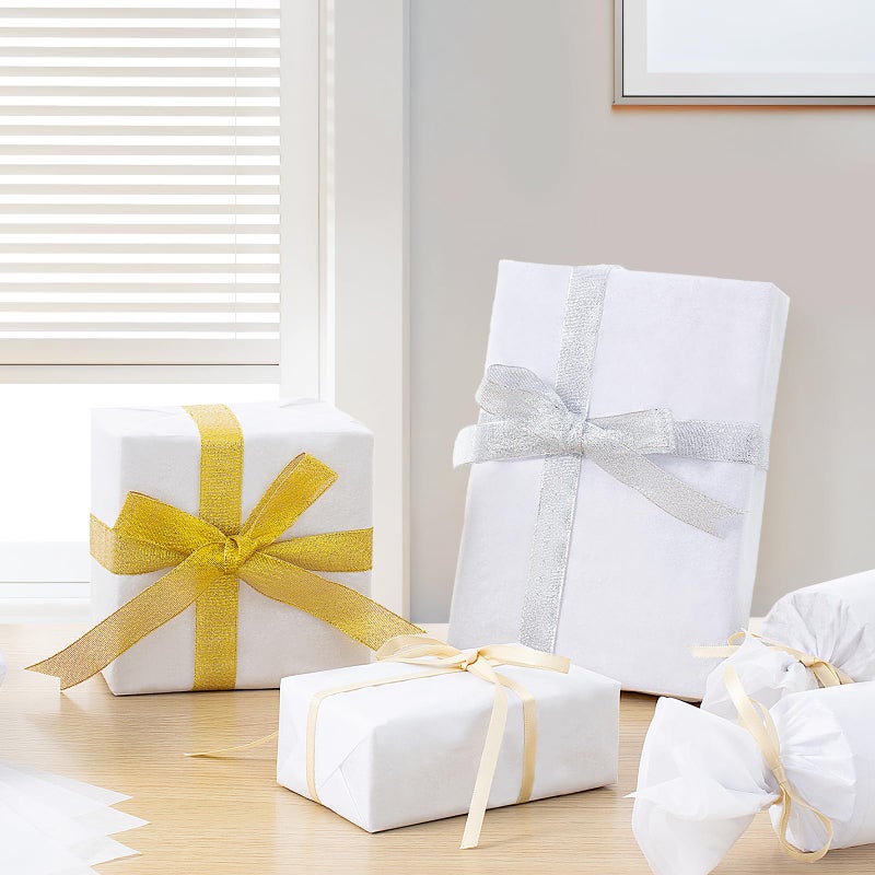 Simetufy White Tissue Paper for Gift Bags, 115 Sheets of 14 x 20 Inches White Wrapping Paper, Gift Wrapping Tissue Paper Bulk for Crafts, Holiday, Birthday, Christmas, Party Decor and DIY Crafts - Image 5