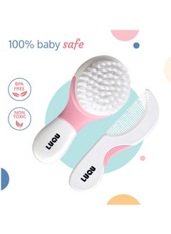 LuQu Comb and Brush Set-Pink-Pack of 10  - Image 2