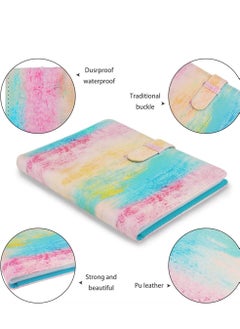 Y&D 128 Pockets Photo Album, Colorful Wallet PU Leather Album Compatible with for Fujifilm Instax Mini 11 9 8 90 70 40 Instant Camera Films and 2x3 Inch Paper (Rainbow)  - Image 2