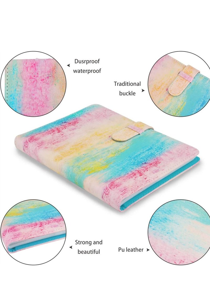 Y&D 128 Pockets Photo Album, Colorful Wallet PU Leather Album Compatible with for Fujifilm Instax Mini 11 9 8 90 70 40 Instant Camera Films and 2x3 Inch Paper (Rainbow)  - Image 2