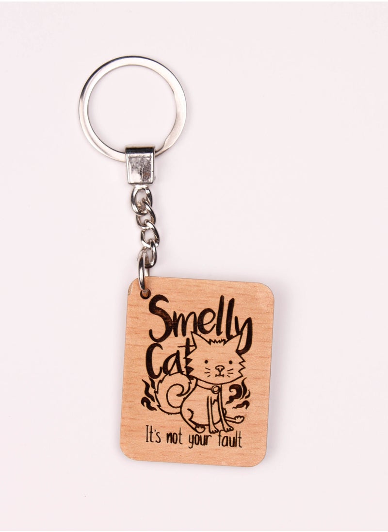 Smelly cat Keychain Wood - pzsku/Z1A8CFA047C7A6A9B956FZ/45/_/1721578445/943ef71c-ecde-45ae-bec9-280ab807d558