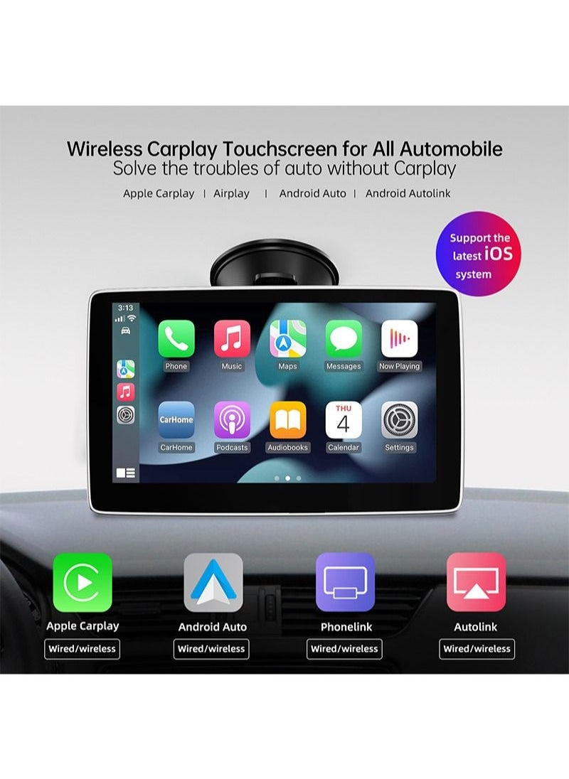 DriveLink - Car Portable Mobile Phone Interconnection Touch-Screen Suitable for any Car ACP04 Black - Image 1