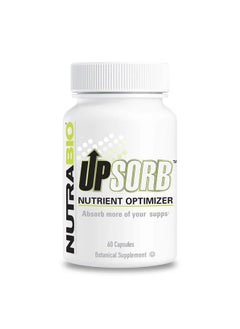 NutraBio UpSorb - BioPerine Supplement- Nutrient Bioavailability Enhancer with Black Pepper Extract - 60 Vegetable Capsules  - Image 1