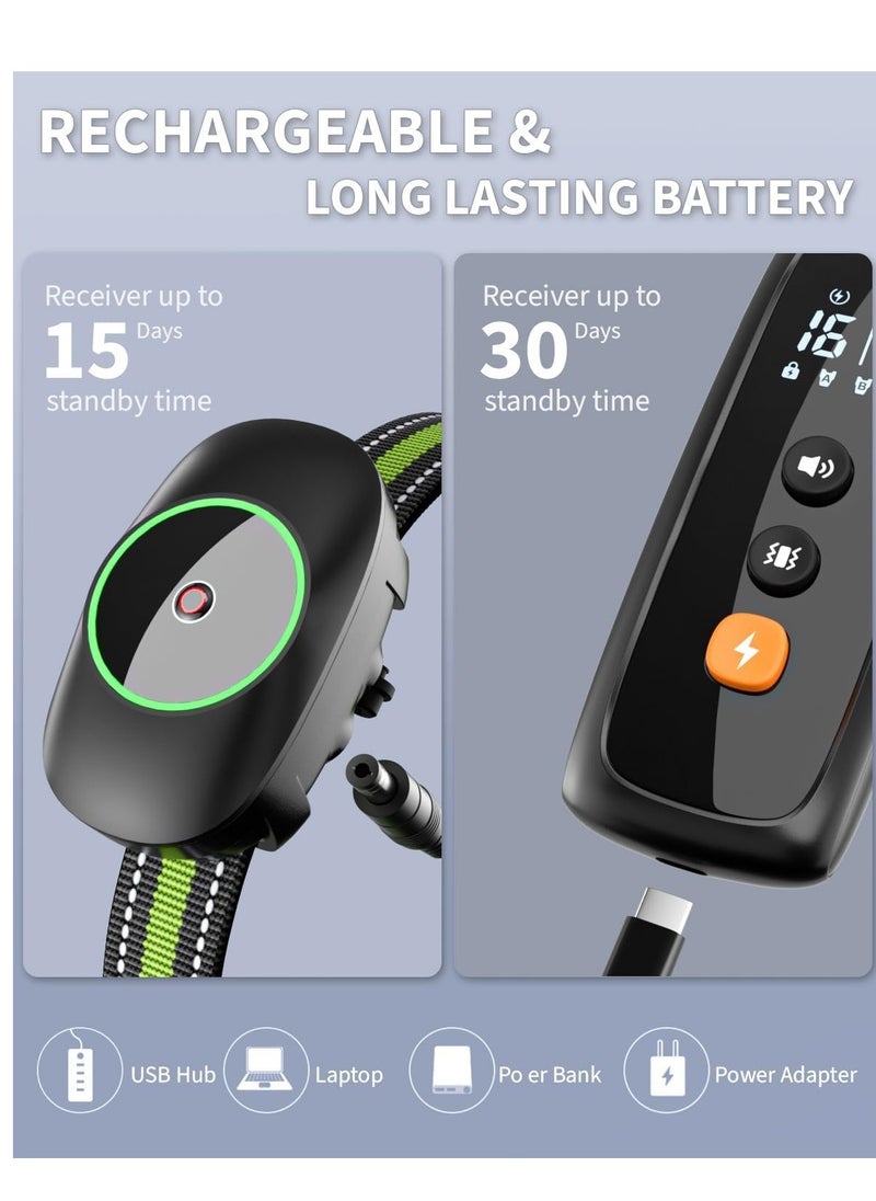 KASTWAVE - Dog Shock Collar for 2 Dogs, Dog Training Collar with Remote for Large Medium Small Dogs, Rechargeable E-Collar Waterproof Collars with 3 Training Modes, Range up to 3300Ft - Image 1