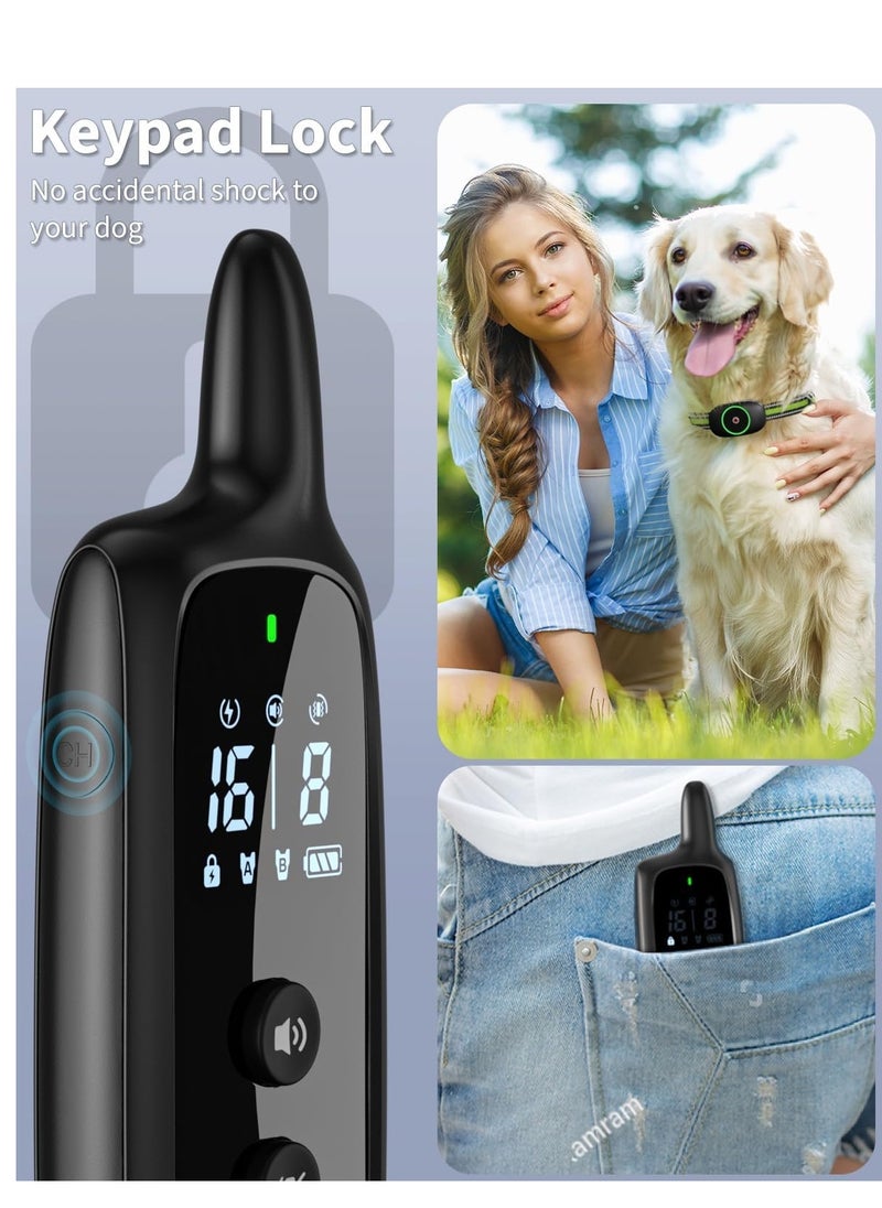 KASTWAVE - Dog Shock Collar for 2 Dogs, Dog Training Collar with Remote for Large Medium Small Dogs, Rechargeable E-Collar Waterproof Collars with 3 Training Modes, Range up to 3300Ft - Image 1