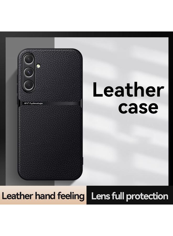 S-TOP Case For Samsung Galaxy S23+ 5G Litchi Leather Magnetic Full Coverage Shockproof Phone Case - Image 2