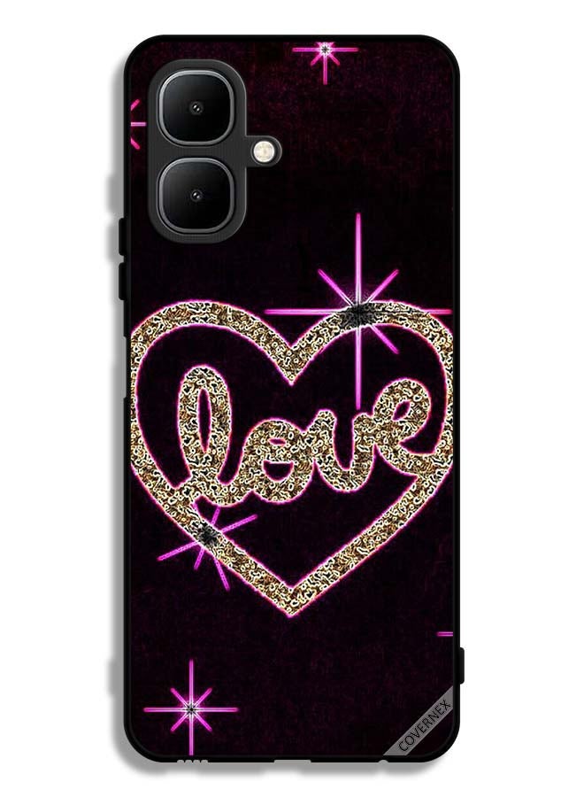 Covernex Tecno Pop 10 Protective Case Cover Love Heart