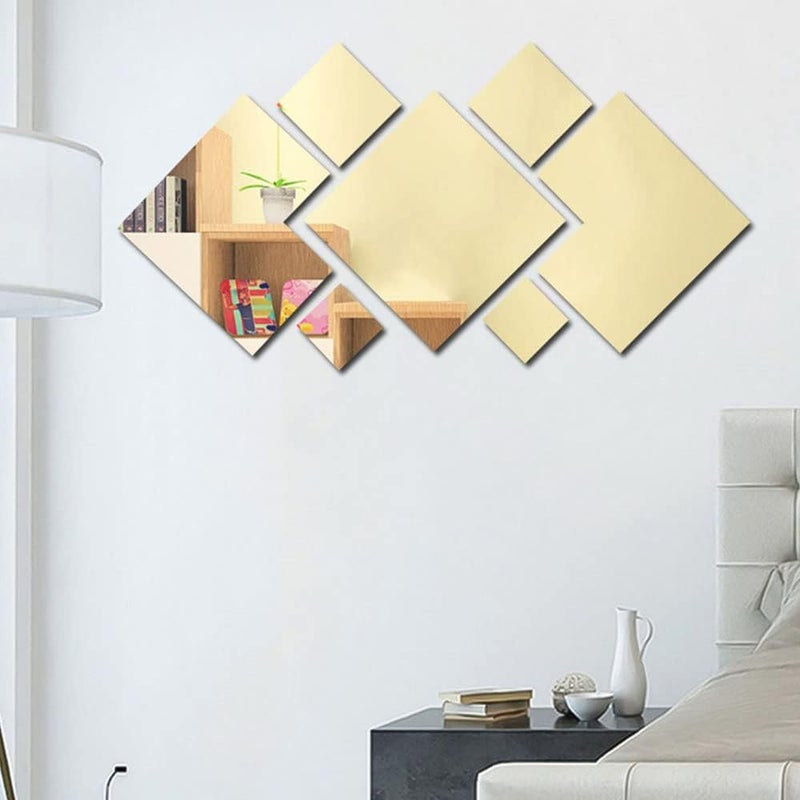 TPGP SSyang Pack of 7 Acrylic Mirror Wall Stickers for Home Decoration - Image 1