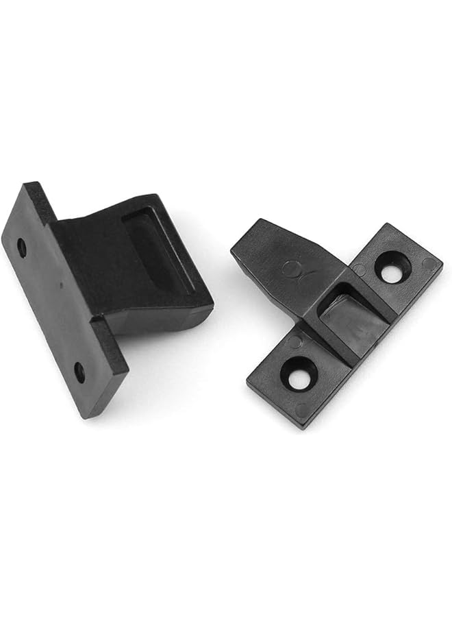 PROMASS promass 20 Pairs Push in Plinth Panel Furniture Connectors Bracket Fixings with 80 Screws for Furniture Installation Move The Panel  - Image 2