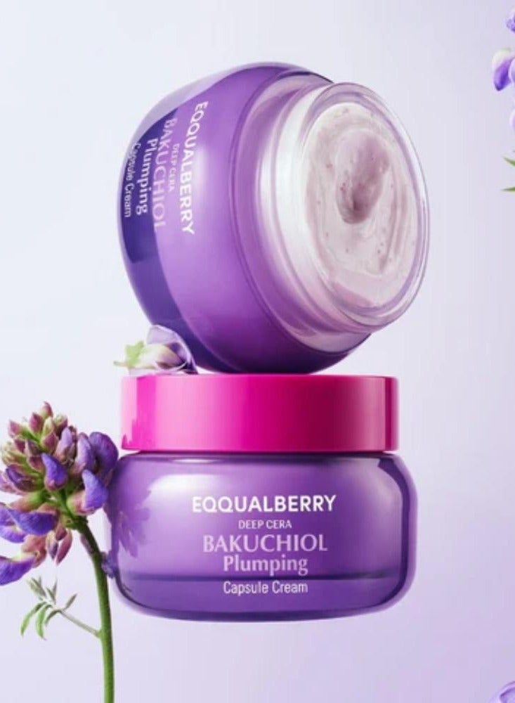 eqqualberry Natural Anti-Aging Bakuchiol Plumping Capsule Cream 50 ml - Image 1