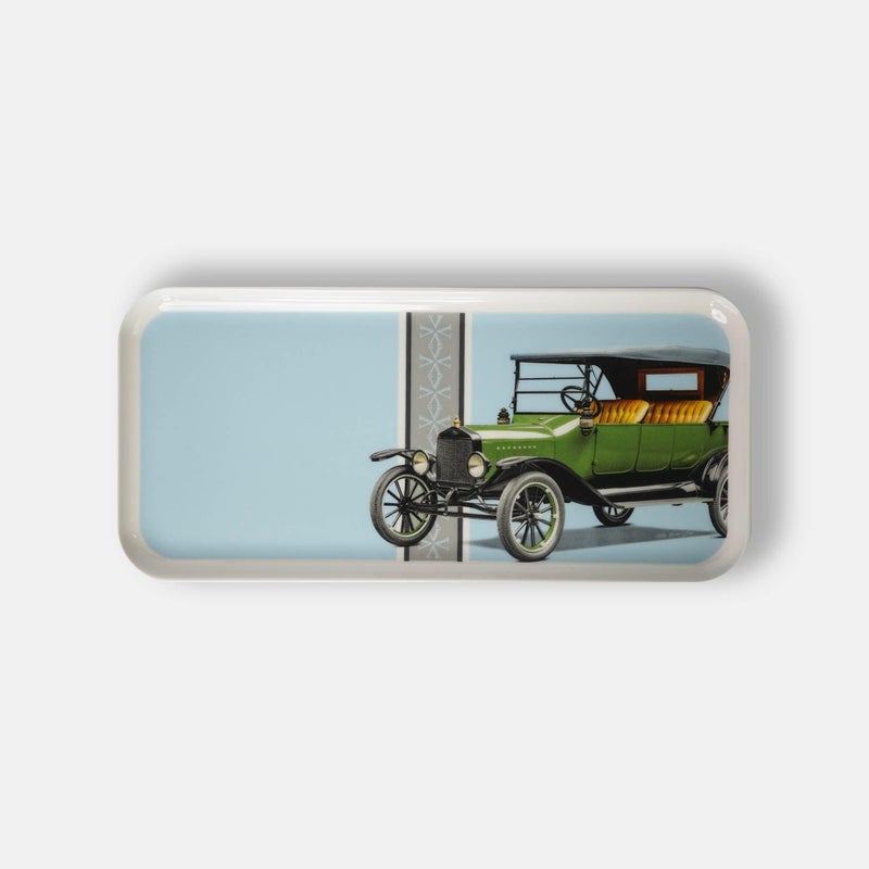 VITELLI DESIGN STUDIO Classic Cars 20s 27Cm Porcelain Boat Plate - Image 1