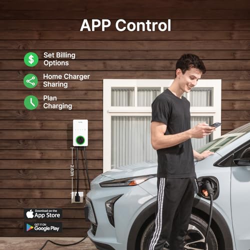 Autel MaxiCharger Level 2 EV Charger up to 40Amp, 240V, Indoor/Outdoor Fast Electric Vehicle Charging Station with Flexible 25-Foot Cable, NEMA 14-50 Plug (White) - Image 4
