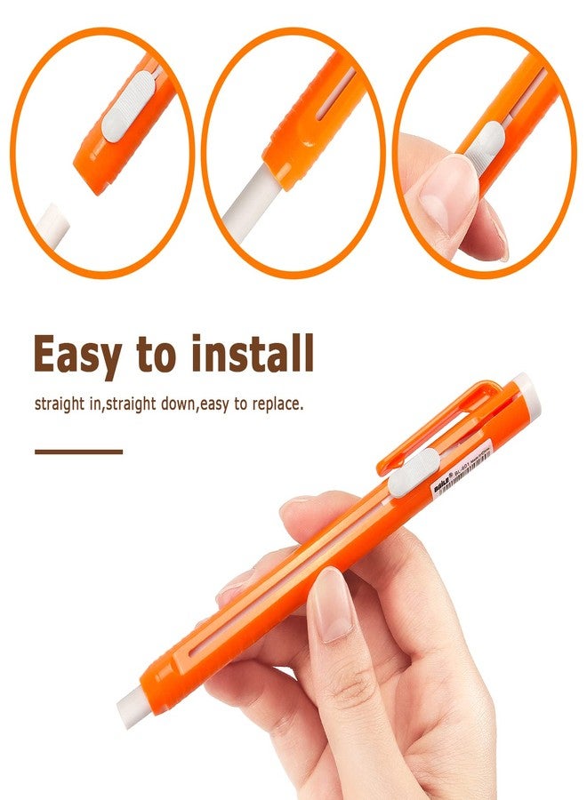 Hutou Retractable Mechanical Eraser Pen, Pen-Style Erasers Assorted Color, 5 Pack - Image 4