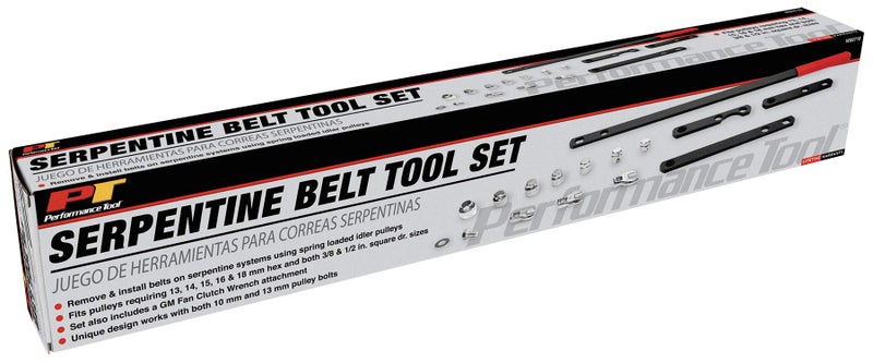 Performance Tool W89716 Serpentine Belt Tool, 16-Piece - Image 3