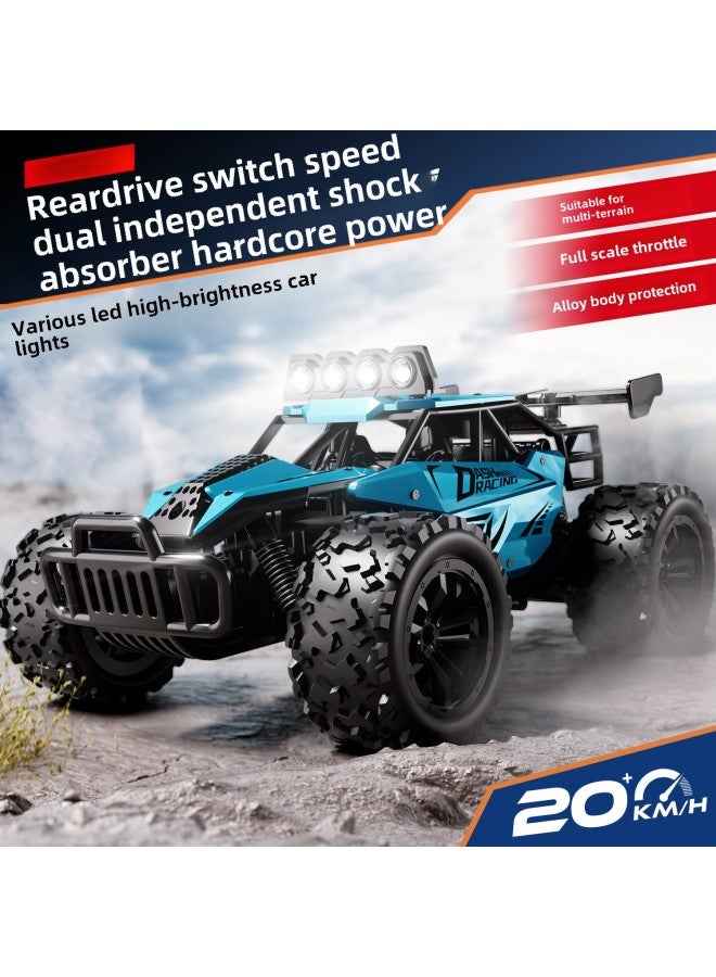 1:16 Alloy Off-road High-speed Vehicle 2.4G Full-scale Remote Control Racing Hot-selling High-speed Off-road Vehicle Toys-Color:Ordinary Version Pvc-red-Scale:1:16  - Image 4