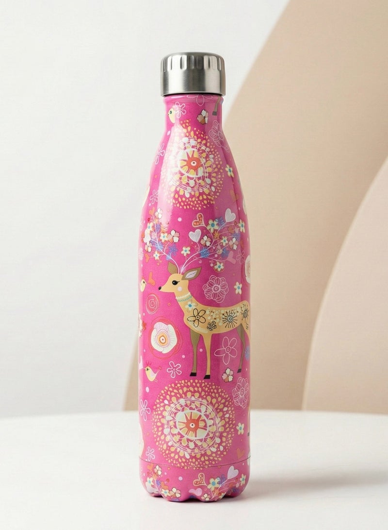 أو جي إس زجاجة مياه استانلس ستيل عازلة للبرودة 24 ساعة والحرارة 12 ساعة – أنيقة، محكمة الإغلاق وسهلة الحمل - Image 1