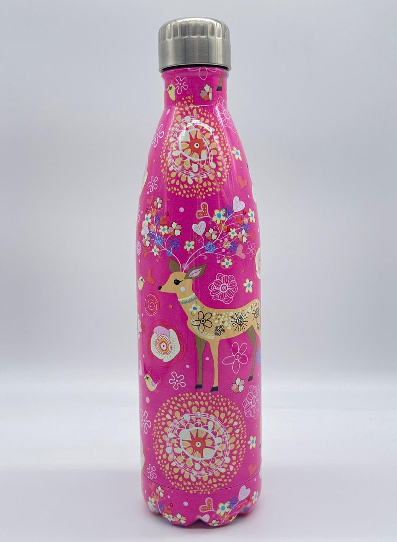 أو جي إس زجاجة مياه استانلس ستيل عازلة للبرودة 24 ساعة والحرارة 12 ساعة – أنيقة، محكمة الإغلاق وسهلة الحمل - Image 2