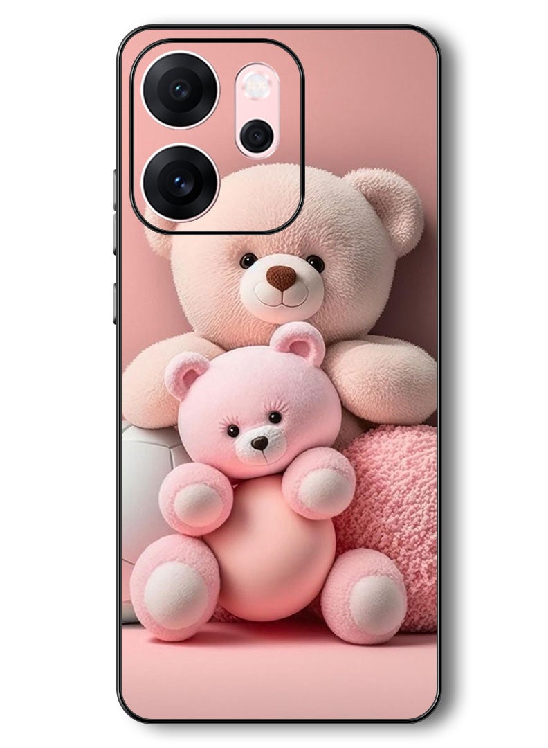 Theodor Case Compatible with Oppo Reno 14 F 6.57 Inch Protection Shockproof Bumper Cover Teddies - Image 1