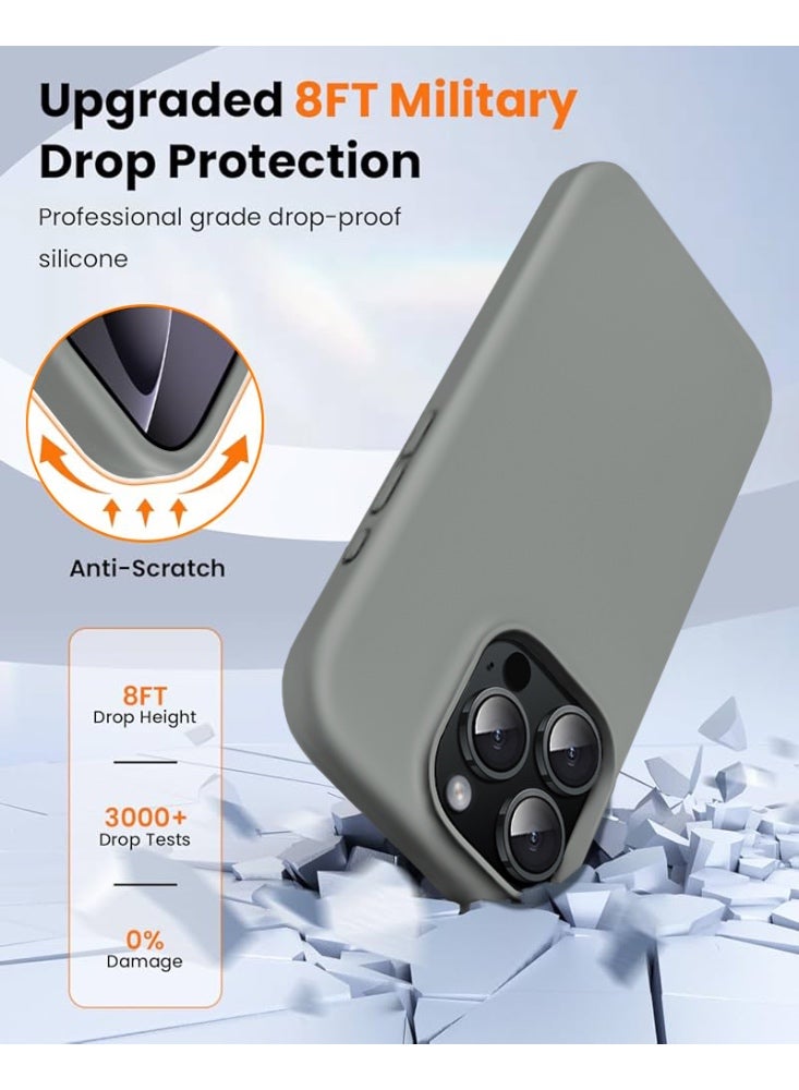RITY iPhone 16 Pro Silicone Case – Premium Design with Ultra-Soft Touch, Shock-Resistant, Full Protection with Luxurious Microfiber Lining - Image 3
