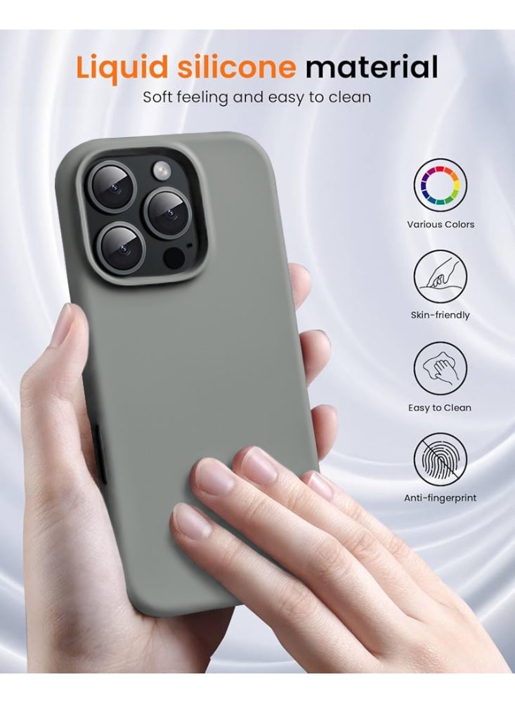 RITY iPhone 16 Pro Silicone Case – Premium Design with Ultra-Soft Touch, Shock-Resistant, Full Protection with Luxurious Microfiber Lining - Image 2