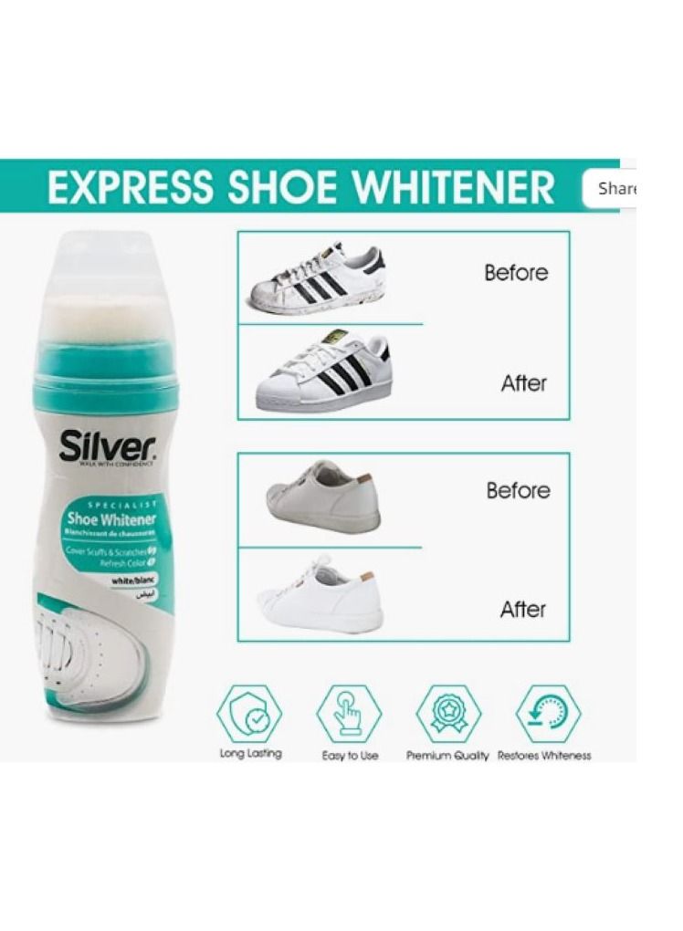 Silver Brand Professional Shoe Whitener Instant Shoe White - Image 3