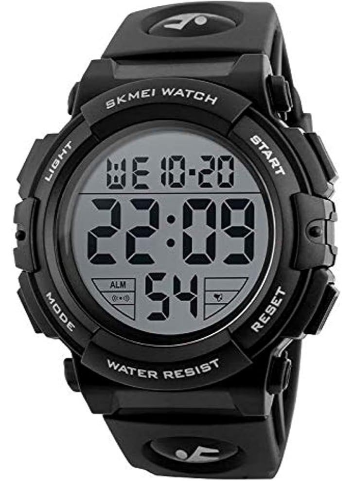 سكمي ساعه سكيمي رقميه مقاومه للمياه اسود 1258 - Image 1