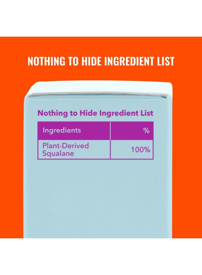 زيت السكوالين - مرطب للوجه والبشرة والشعر، يملأ البشرة ويشدها ويقاوم الشيخوخة - العناية بالبشرة للوجه لترطيب البشرة وتهدئتها