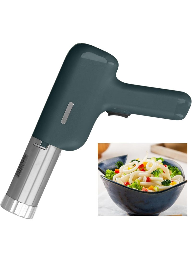 كيمايا ماكينة صنع المعكرونة الكهربائية، ماكينة صنع المعكرونة والنودلز الأوتوماتيكية مع 5 أشكال مختلفة لمخرج المعكرونة وكوب قياس، ماكينة صنع الرامن اللاسلكية المحمولة للاستخدام المنزلي - Image 4