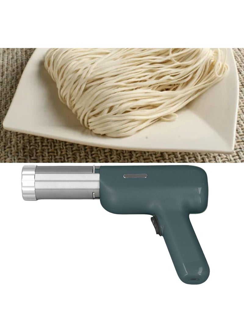 كيمايا ماكينة صنع المعكرونة الكهربائية، ماكينة صنع المعكرونة والنودلز الأوتوماتيكية مع 5 أشكال مختلفة لمخرج المعكرونة وكوب قياس، ماكينة صنع الرامن اللاسلكية المحمولة للاستخدام المنزلي - Image 5